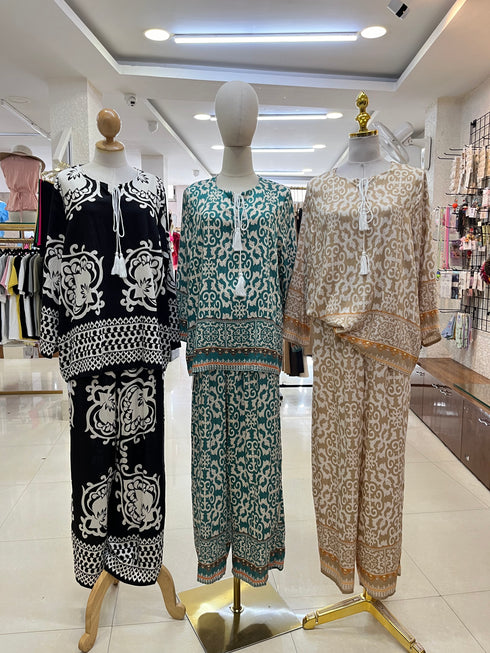 Summer Cotton Printed Co-Ord Sets